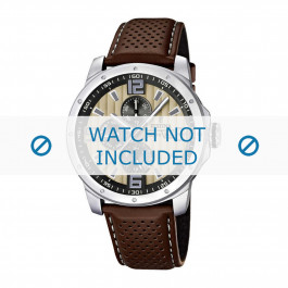 Watch strap Festina F16585-6 Leather Brown 23mm