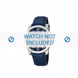 Watch strap Festina F16585/3 Leather Blue 23mm