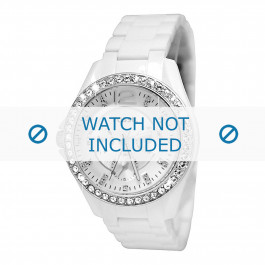 Fossil watch strap ES3252 Plastic White 18mm