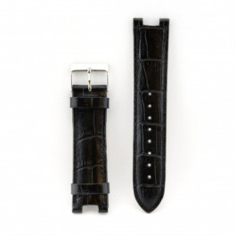Watch strap Guess W11008L2 Leather Black 21mm