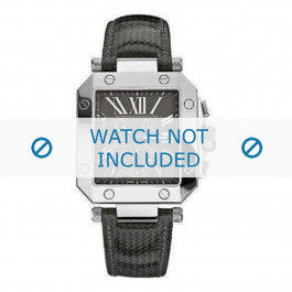 Watch strap Guess GCA50006G2 / A93001G2 Leather Black