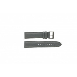 Guess watch strap W18549G2 Leather Grey 22mm 