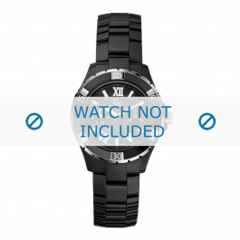 Guess watch strap X69002L2S / X69004L2S Ceramics Black
