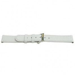 Watch strap Universal E500 Leather White 16mm