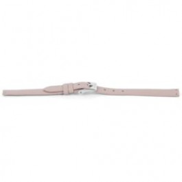 Prisma watch strap 0100 Classic Pastel Roze Leather Pink 8mm