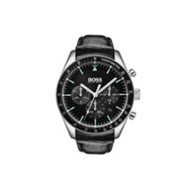 Watch strap Hugo Boss HB1513625 / HB-330-1-27-3093 / HB650603093 Leather Black