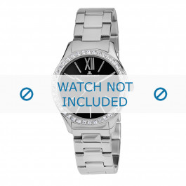 Jacques Lemans watch strap 1-1841E Metal Silver