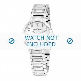 Jacques Lemans watch strap 1-1932A Metal Silver