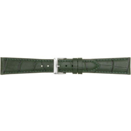 Watch strap Poletto 454.09.14 Leather Green 14mm