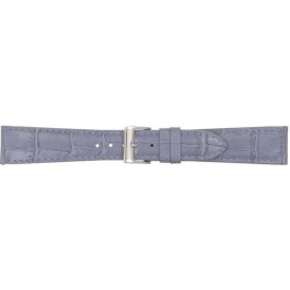 Watch strap Poletto 454.17.12 Leather Purple 12mm