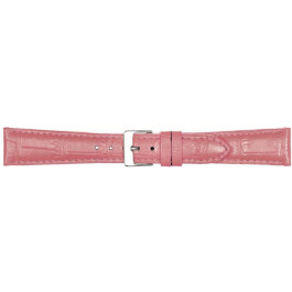 Watch strap Poletto 454.16.18 Leather Pink 18mm