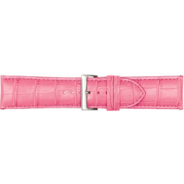 Watch strap Poletto 454S.15.24 Leather Pink 24mm