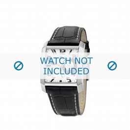 Watch strap Lotus 15411-2 / 15411-4 / 15411-A Leather Black 28mm