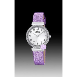 Watch strap Lotus 18625.4 Leather Purple