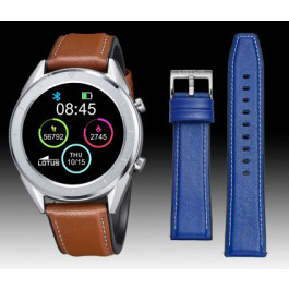 Watch strap Lotus 50008/1 / BC10931 Leather Blue