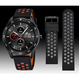 Watch strap Smartwatch Lotus 50013/2 / BC10962 Silicone Black 22mm