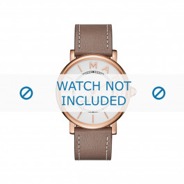 Watch strap Marc by Marc Jacobs MJ1533 Leather Taupe 18mm