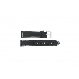 Max watch strap Leather Black 20mm 