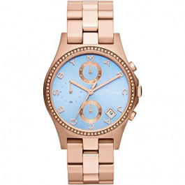 Watch strap Marc by Marc Jacobs MBM3299 Stainless steel Rosé 22mm