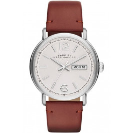 Watch strap Marc by Marc Jacobs MBM5080 Leather Brown 22mm