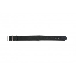Watch strap Universal UG13 Leather Black 20mm