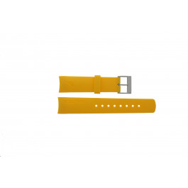 Watch strap Nautica 31507G Rubber Yellow 22mm