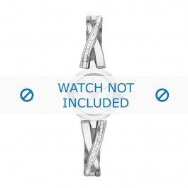 DKNY watch strap NY-2173 Steel Silver 20mm 