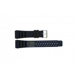 Watch strap Dutch Forces 12750-BL Rubber Blue 24mm