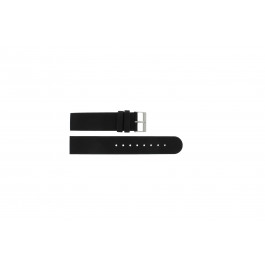 Watch strap Skagen 533LTLW Leather Black 20mm