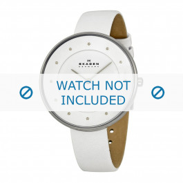 Skagen watch strap SKW2136 Leather White 14mm