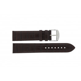 Watch strap Tissot T033.410.16.013.00 - T600027527 Croco leather Brown 19mm