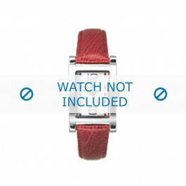 Tommy Hilfiger watch strap TH679300938 / TH-45-3-14-0700 - 1780749 Leather Red 15mm + red stitching