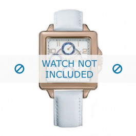 Tommy Hilfiger watch strap TH-65-3-34-0756 / TH1780824 Leather White + white stitching
