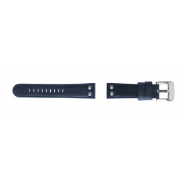 Watch strap TW Steel TW401 / TWB401 Leather Blue 24mm