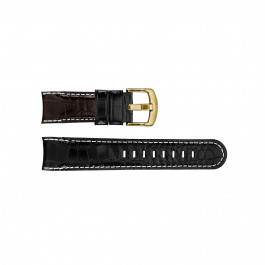 Watch strap TW Steel TWB111 Leather Black 22mm