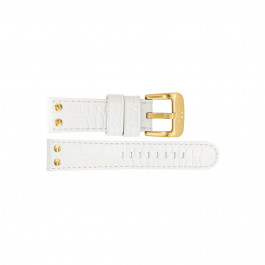 Watch strap TW Steel TWB29 Leather White 22mm