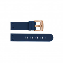 TW Steel watch strap TWB587 Silicone Blue 22mm