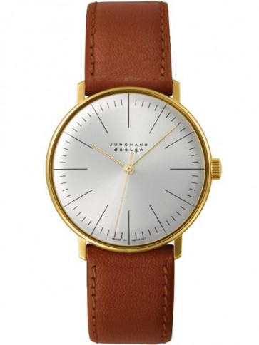 Watch strap Junghans 027/5703.00 Leather Light brown