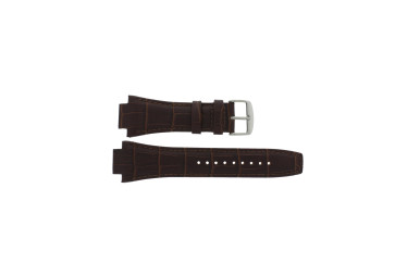 Watch strap Swiss Military Hanowa 06-4147-04-012 / 06-4147 Leather Brown 18mm