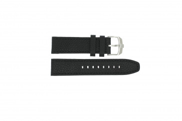 Watch strap Swiss Military Hanowa 06-4224.04.007 Leather Black 22mm