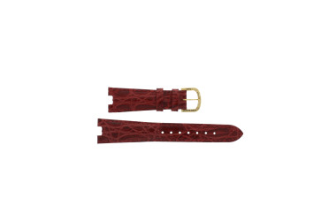 Horlogeband Balmain B59807222 / 0720378 / 0720378XS Leder Rood 14mm