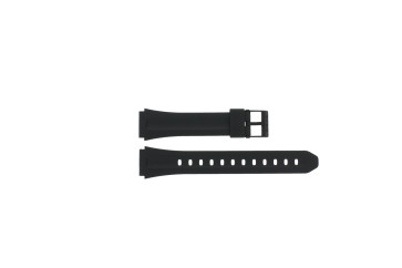 Casio watch strap 10075268 Rubber Black 18mm 
