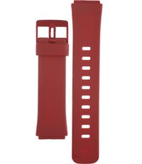 Casio watch strap 10224495 Plastic Red 19mm 