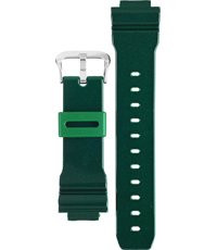 Casio watch strap 10332043 G-Shock Plastic Green 16mm 