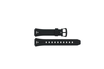 Casio watch strap 10360825 Rubber Black 16mm 