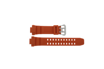 Casio watch strap 10370830 Plastic Orange 14mm 