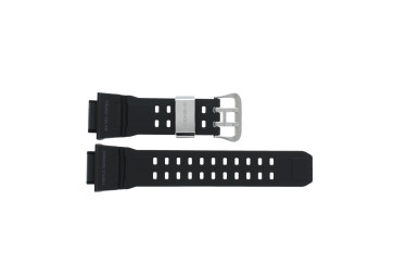 Casio watch strap GW-9400-1 / 10455201 Silicone Black 19mm
