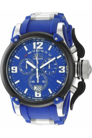 Invicta watch strap 12440.01 Rubber Blue