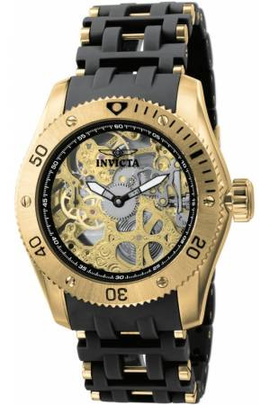 Watch strap Invicta 1261.01 Plastic Black