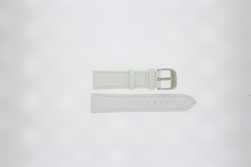 Watch strap Lotus 15681-1 Leather White 21mm